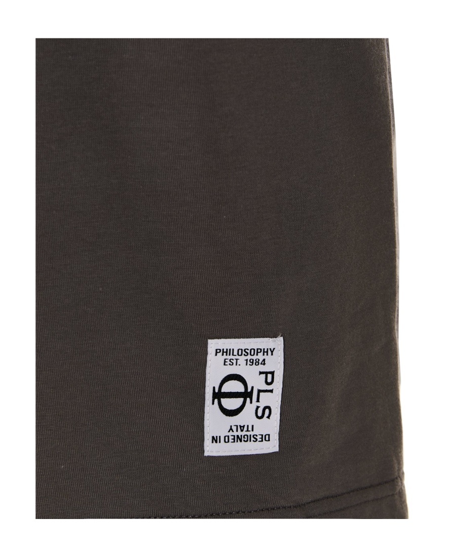 Philosophy Di Lorenzo Serafini Graphic-print Cotton T-shirt In Black