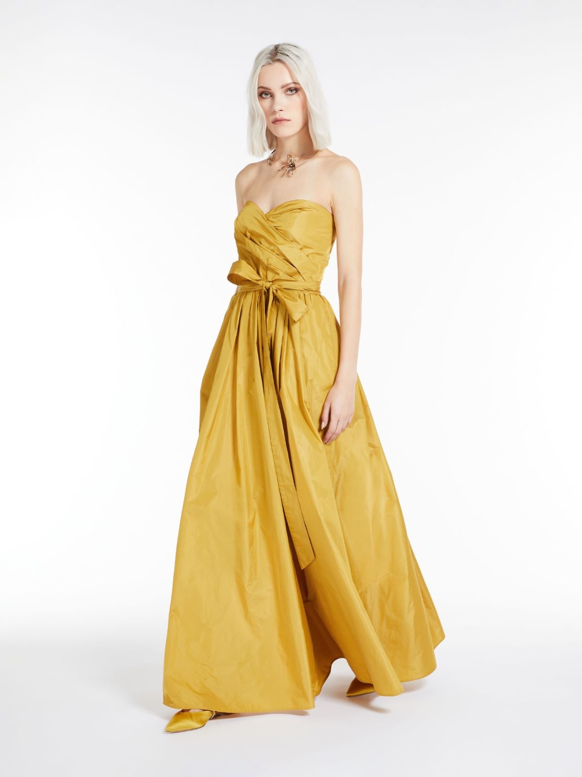 MAX MARA TAFFETA TIGHT DRESS 