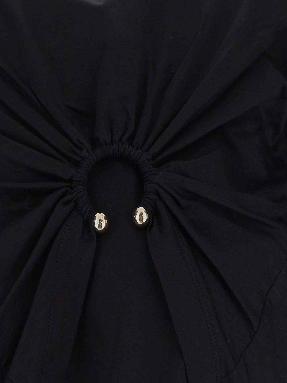RABANNE RING-EMBELLISHED T-SHIRT