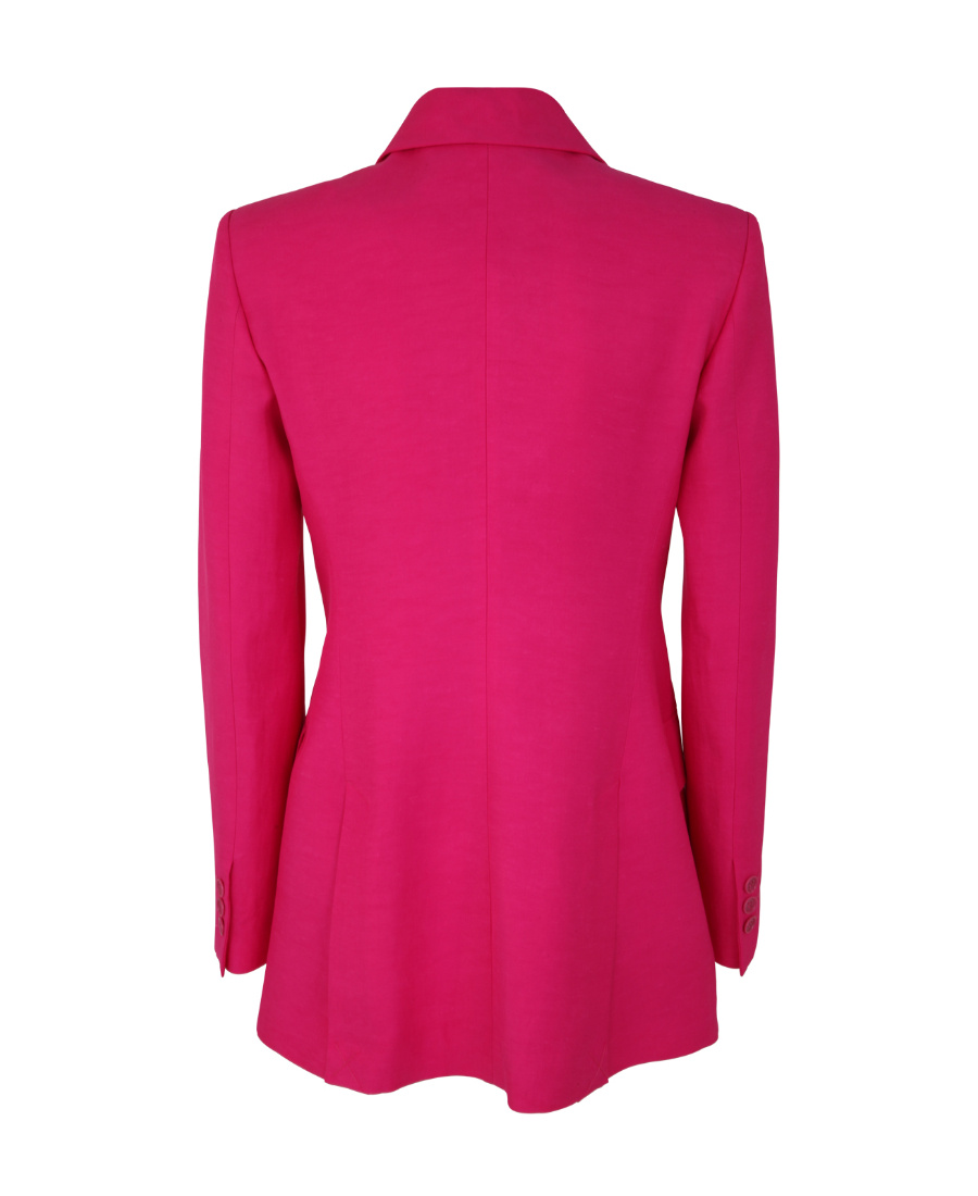 Shop P.a.r.o.s.h Double-breasted Blazer In Pink
