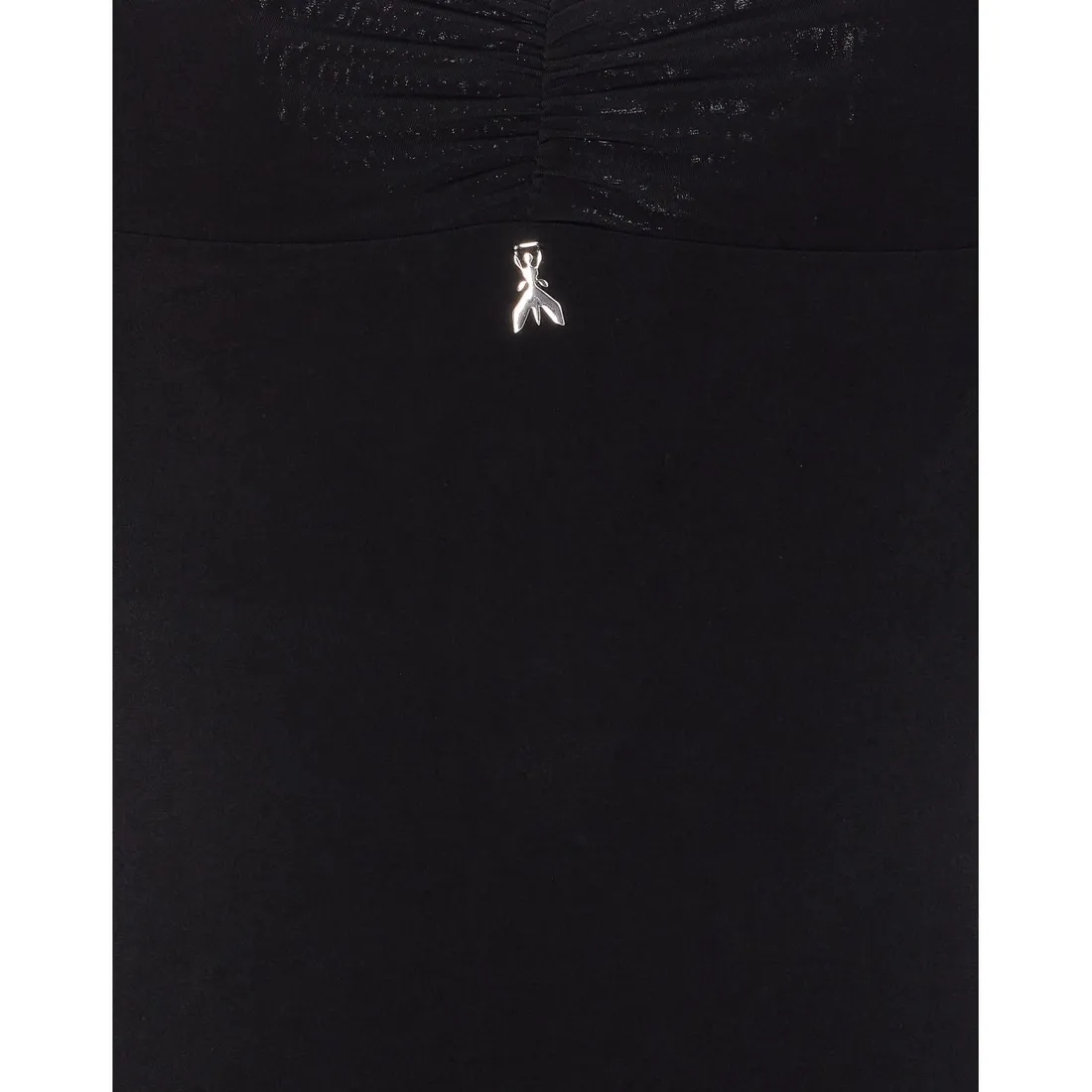 Patrizia Pepe Draped Mini Dress In Blue