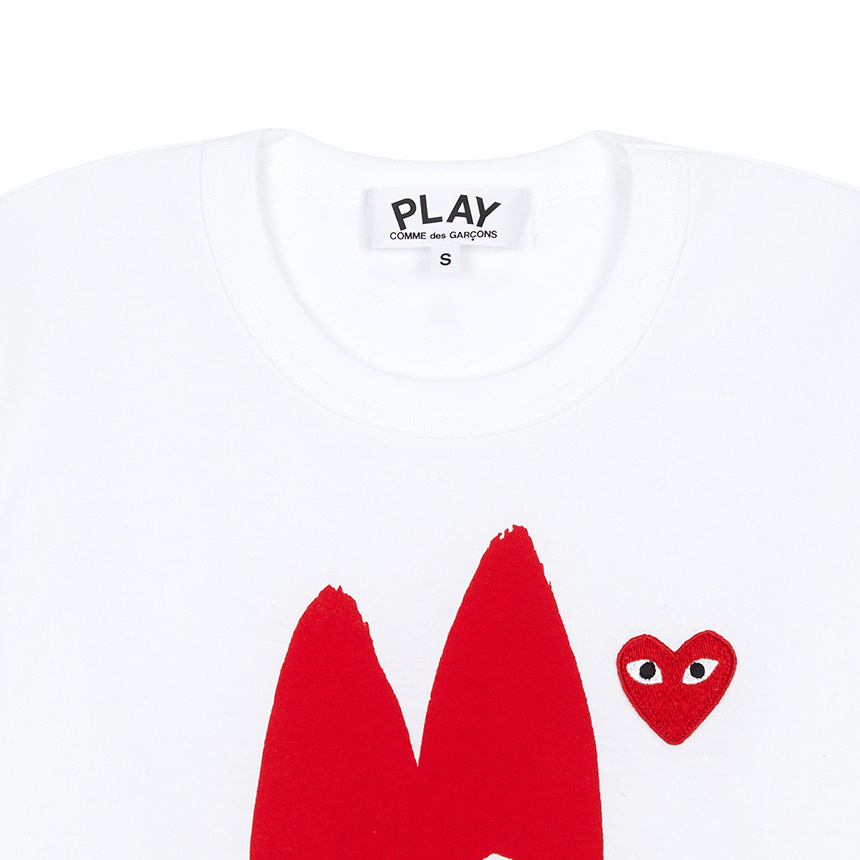 Comme Des Garçons Short-sleeved T-shirt In White