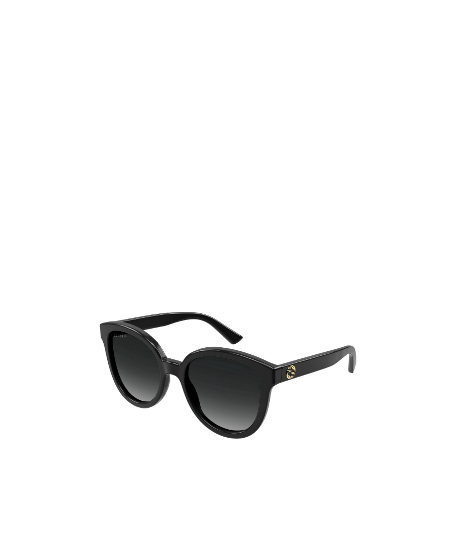 Gucci Logo-plaque Cat-eye Sunglasses In Black