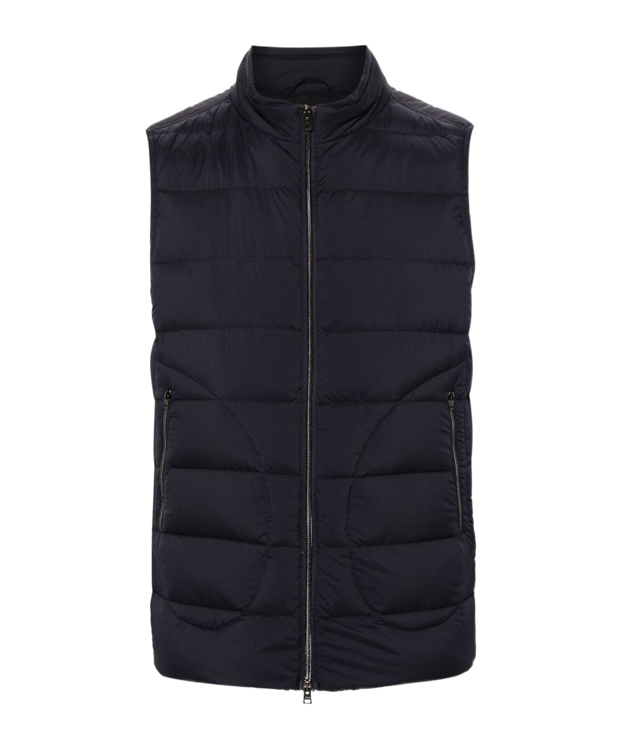 Herno Black Polyamide Sleveless Jacket In Black