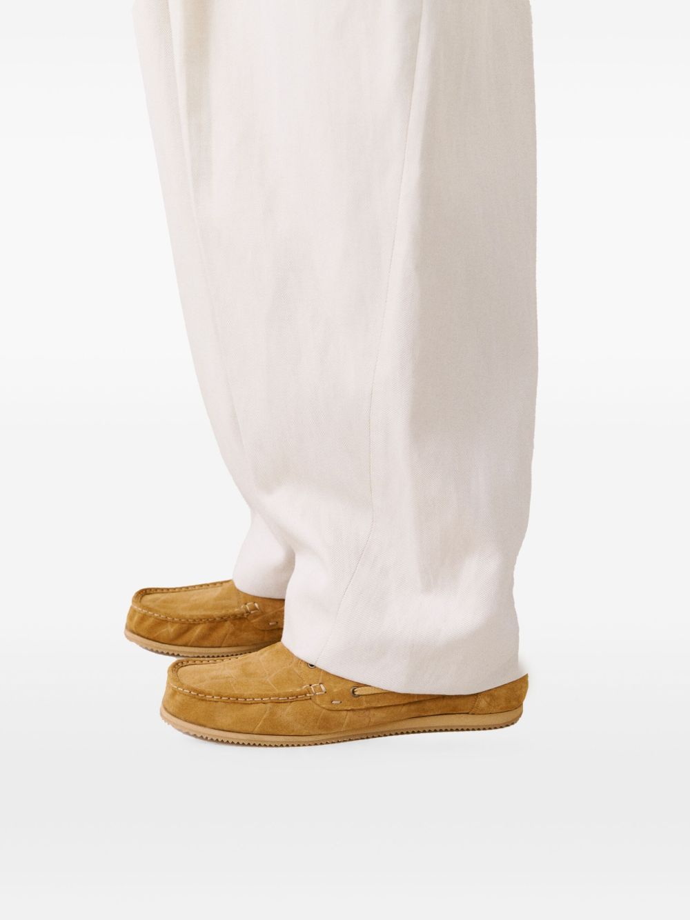 Jacquemus Calf Leather Loafer In Caramel Brown In Brown