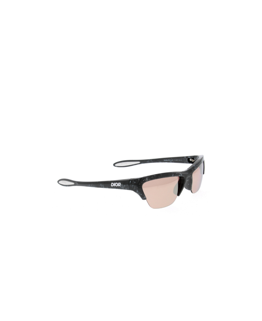 Dior Bays Siu Rectangle-frame Sunglasses In Brown