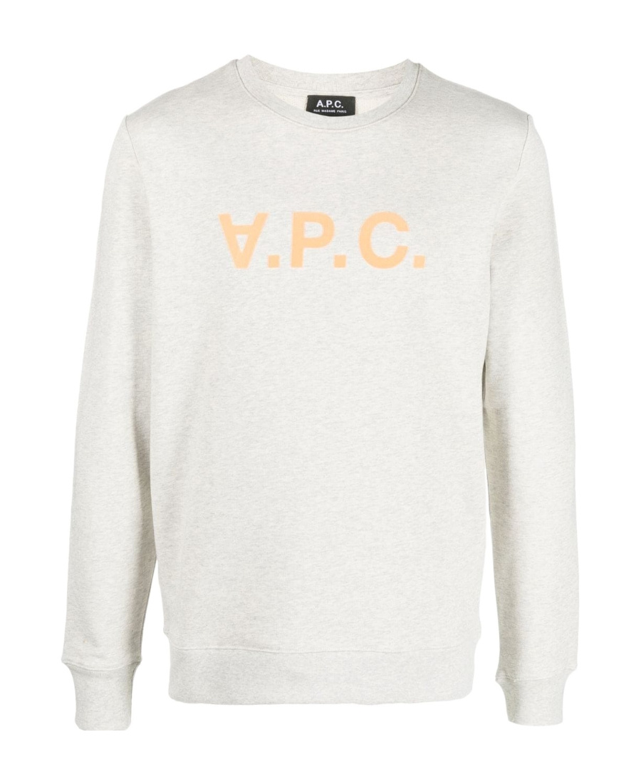 APC A.P.C. LOGO PRINTED CREWNECK SWEATSHIRT