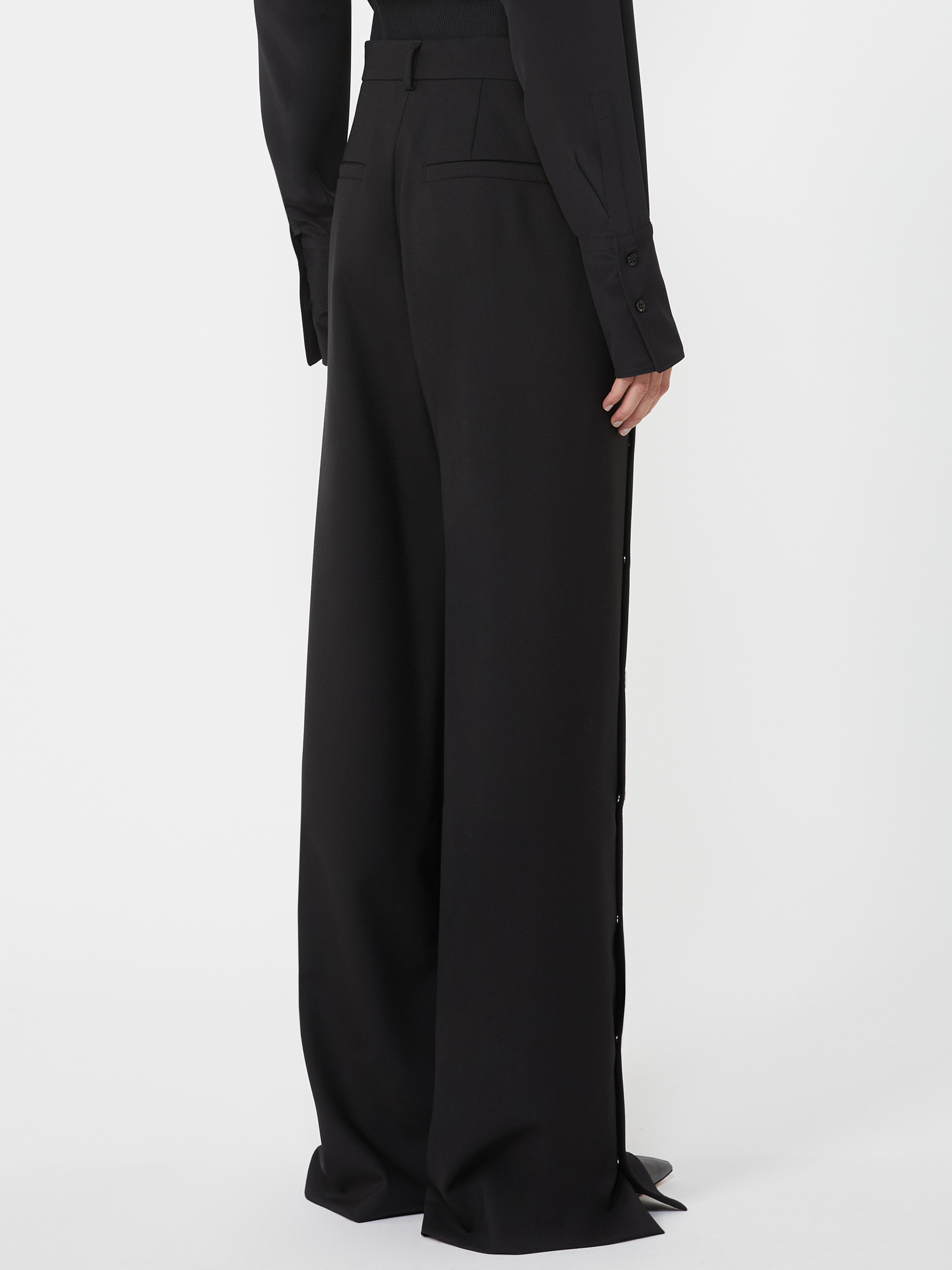 Sportmax Edere Straight Leg Pants In Black