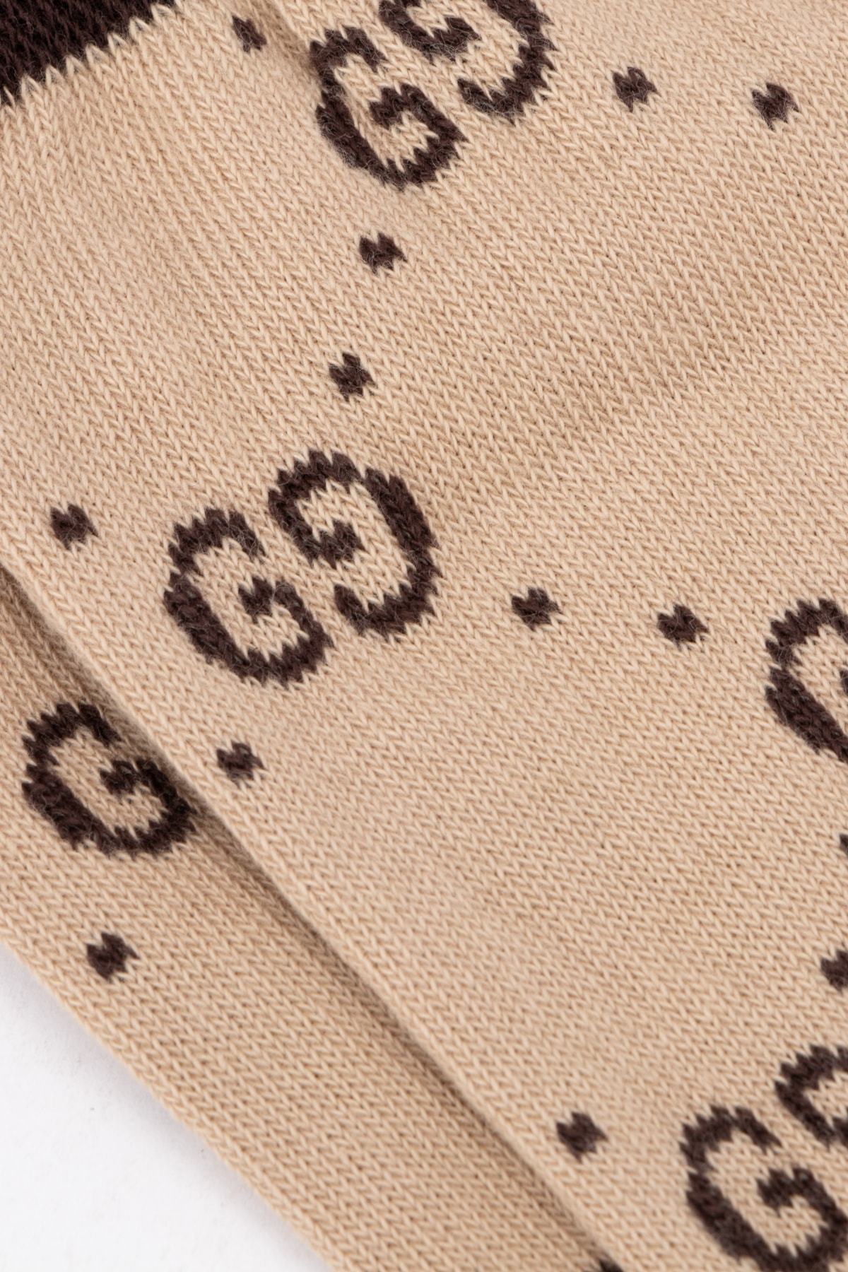 GUCCI CHILDREN'S COTTON GG SOCKS