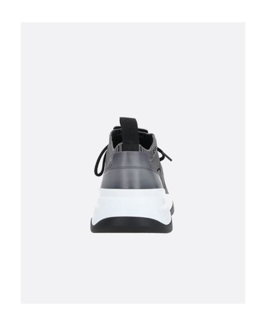 Berluti Gray Shadow Leather-trimmed Sneakers With Sock-like Fit In Gray