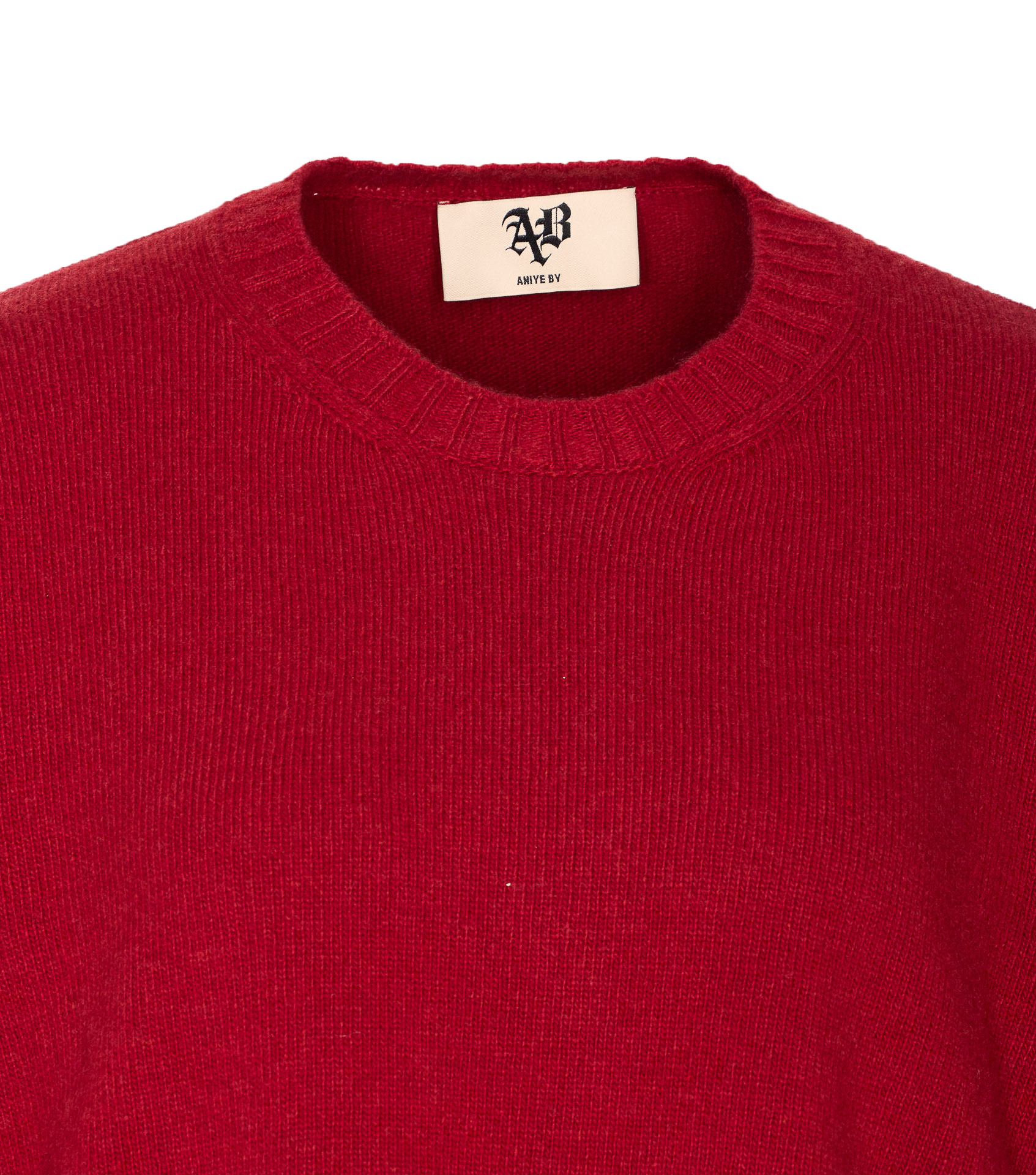 Aniye By Crew Neck Long Sleeve Sweater In Red