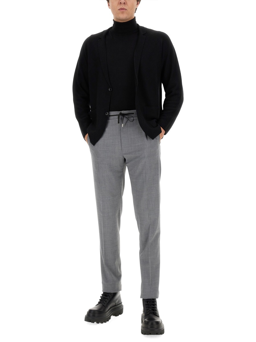 Lardini Button-up Cardigan In Black