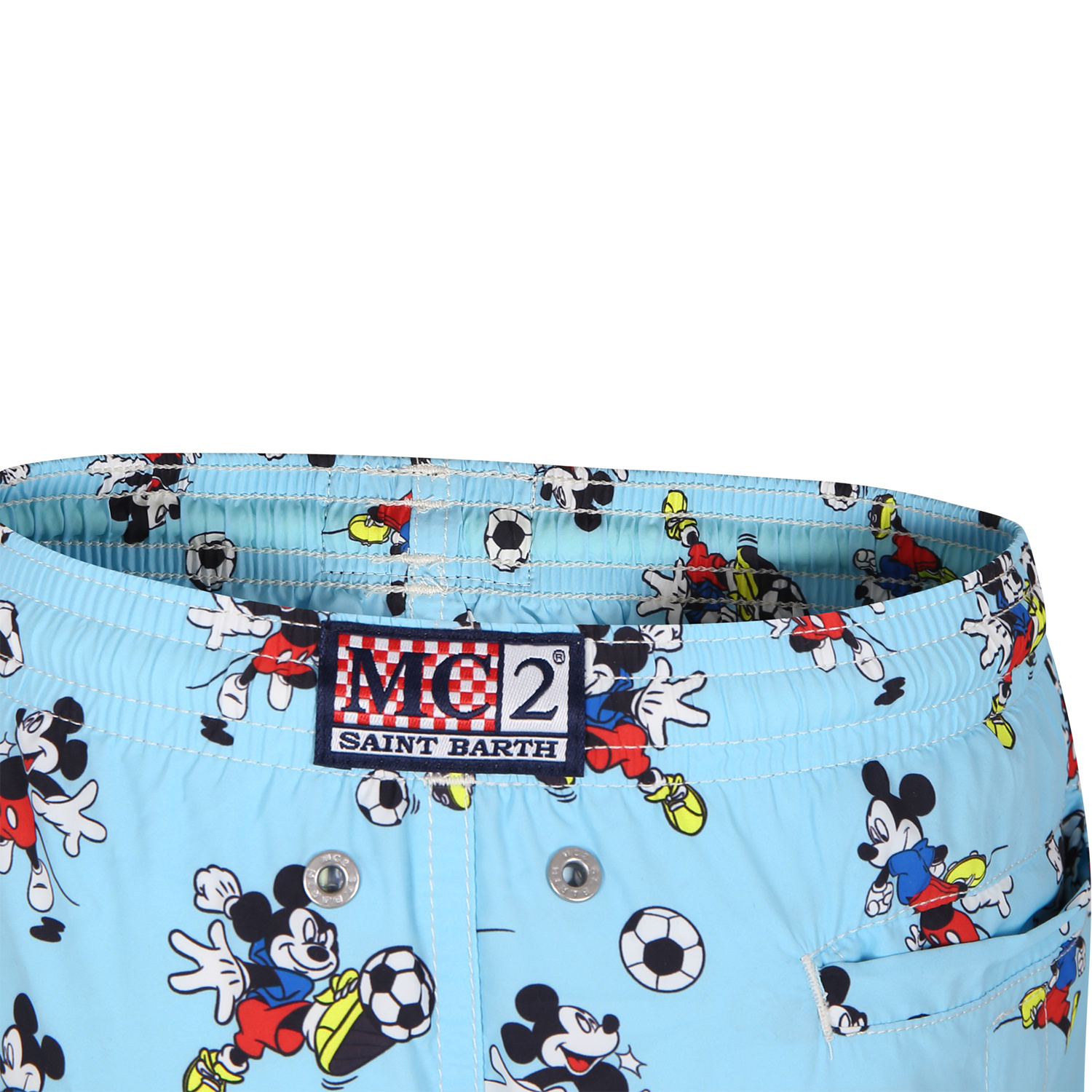 MC2 SAINT BARTH X DISNEY MICKEY FOOTBALL SWIM TRUNKS