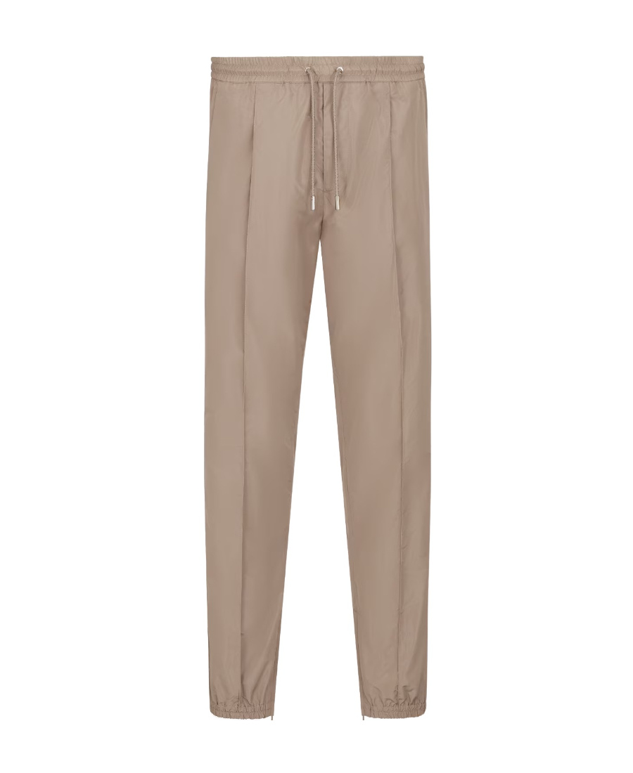 Dior Loose And Tight Waist Sweatpants In Brown