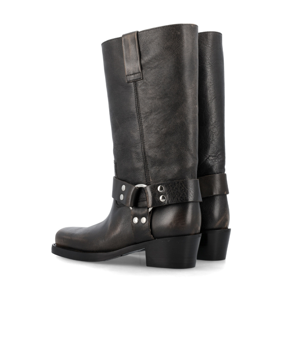 Shop Paris Texas Roxy 40mm Leather Cowboy Boots In Black