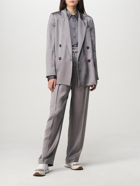 BRUNELLO CUCINELLI DOUBLE-BREASTED SUIT JACKET