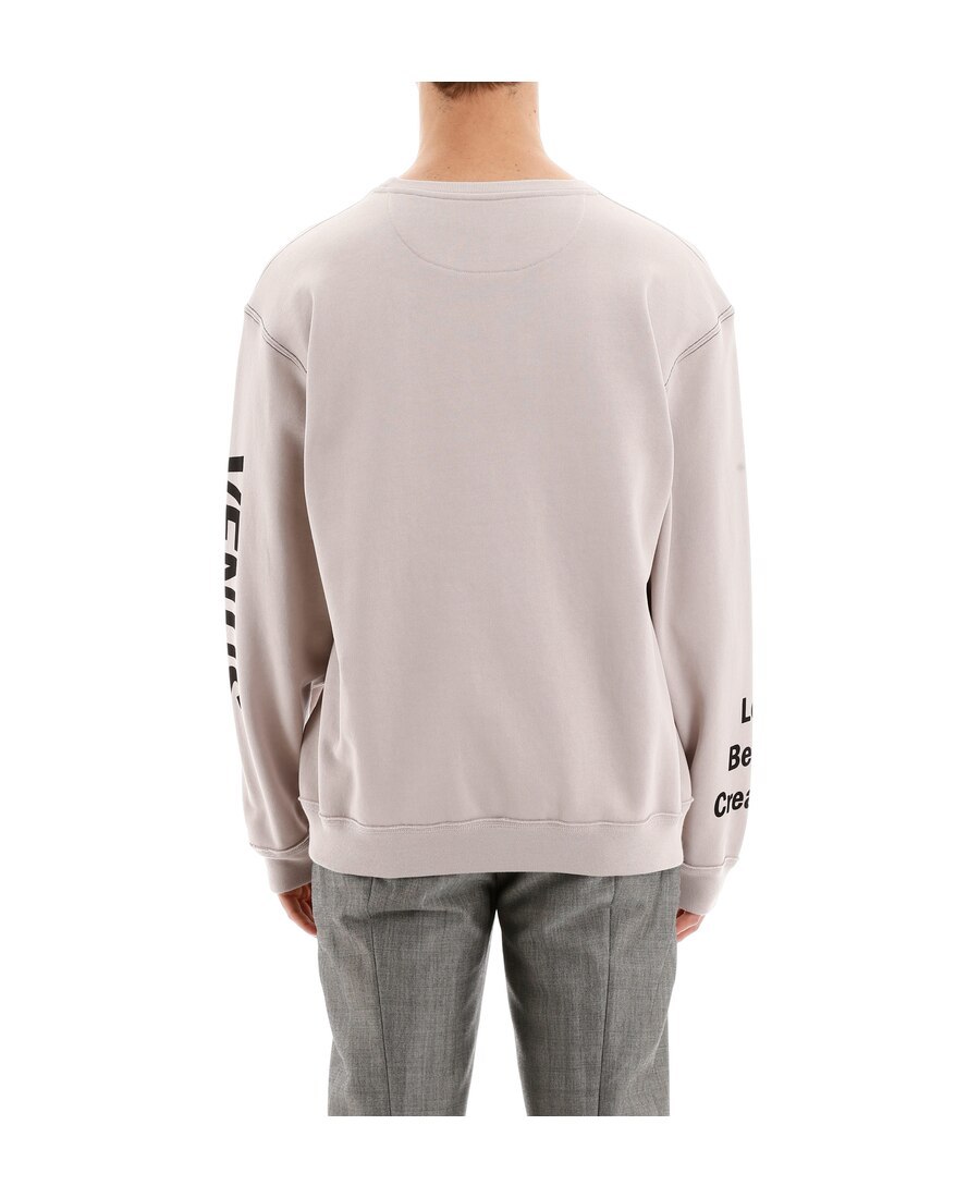 Valentino Graphic Print Sweatshirt In Nude