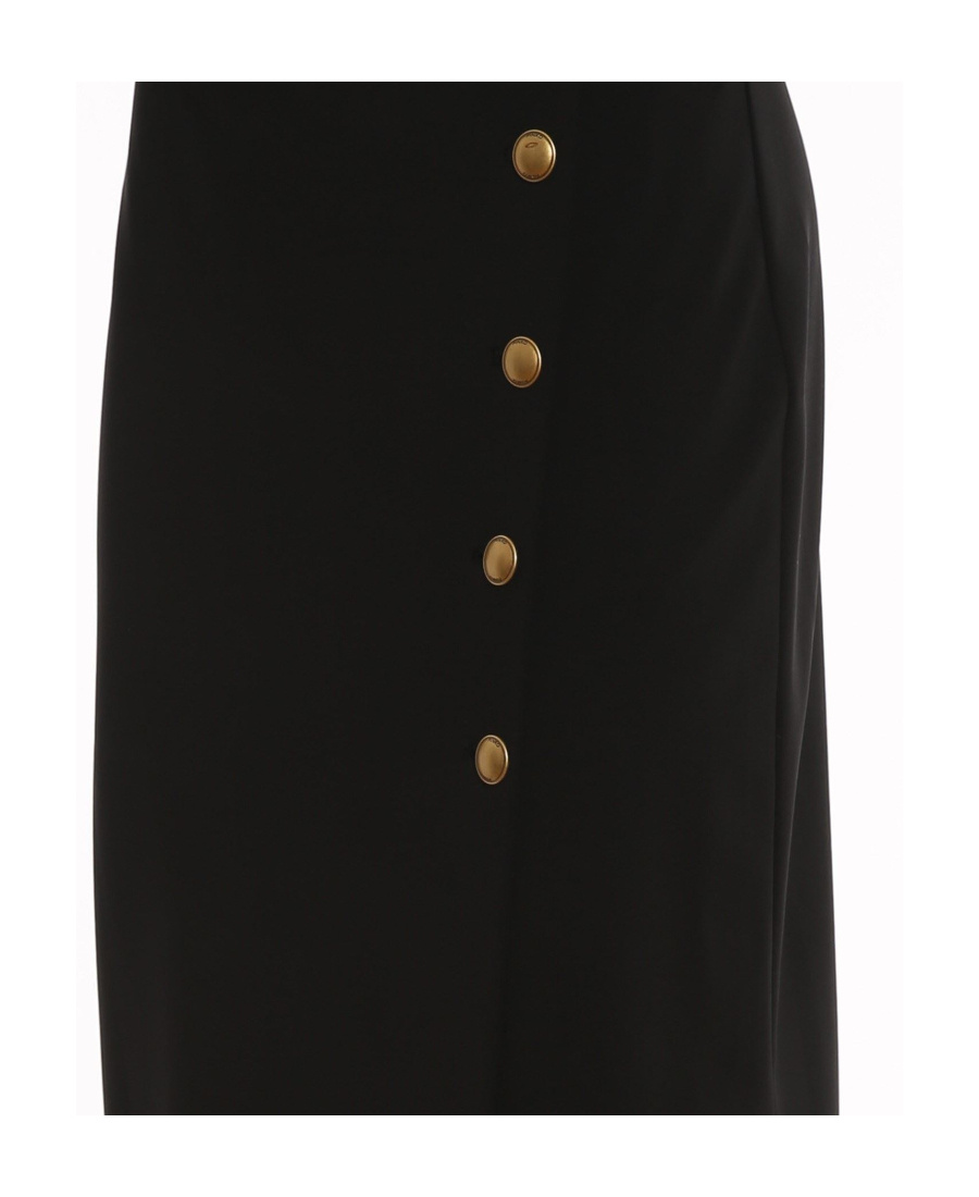Pinko High Waist Skirt In Black