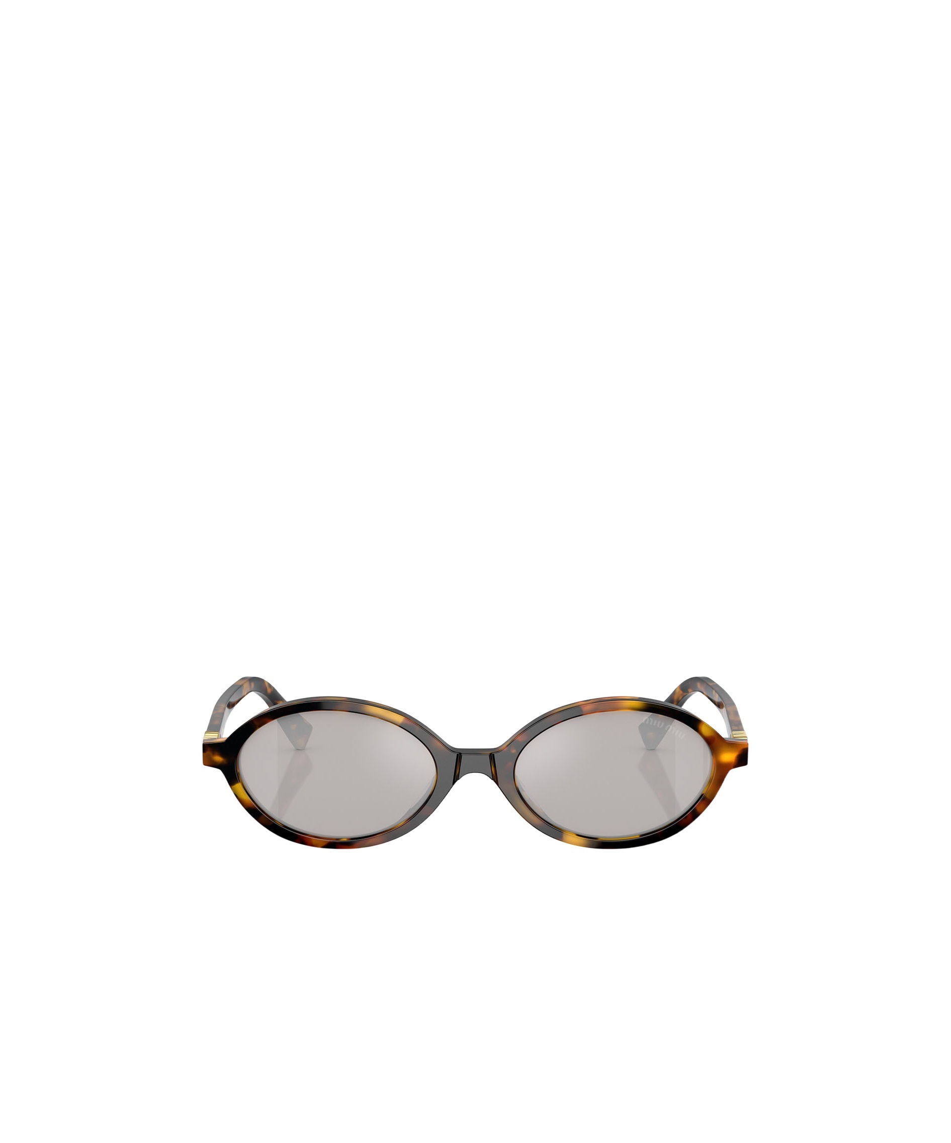 Miu Miu Round Sunglasses In Brown