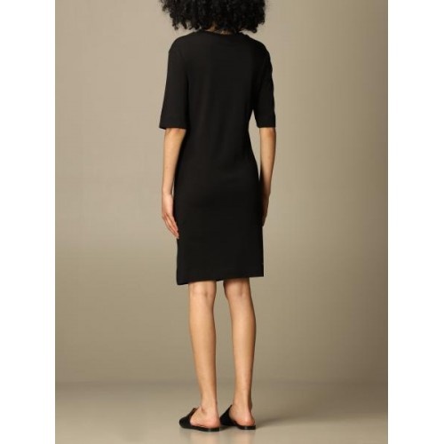Moschino Printed T-shirt Dress In Black