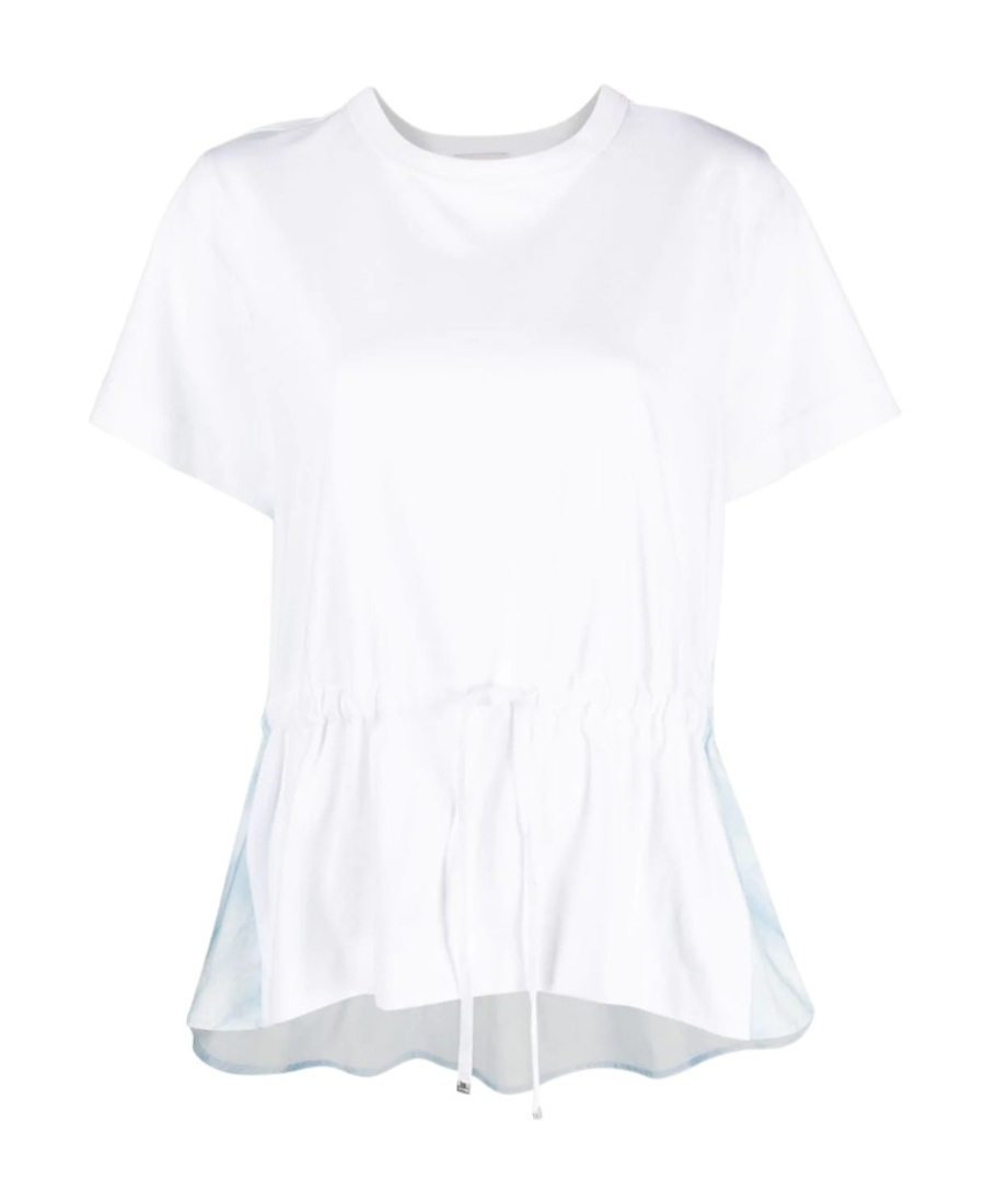 Moncler Logo Short-sleeved T-shirt In White