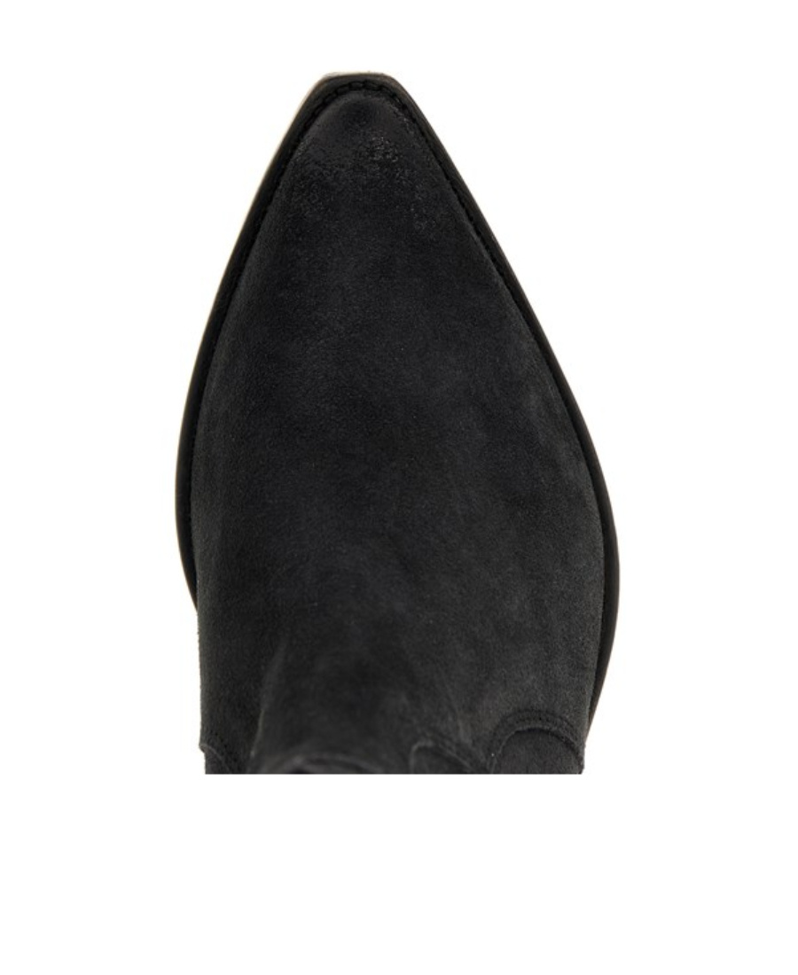 Isabel Marant Gray Dewina Ankle Boots In Black