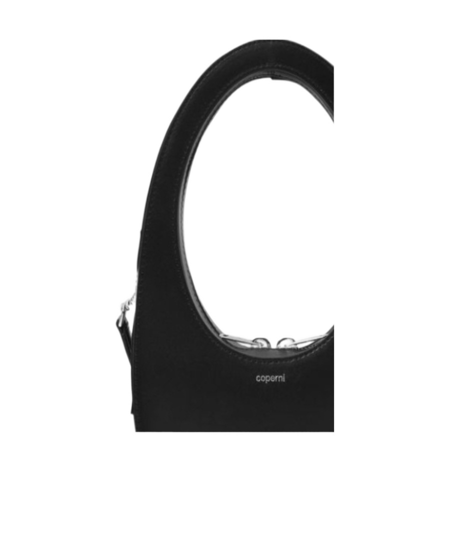 COPERNI BLACK LOGO SHOULDER BAG 