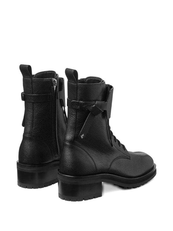 Jimmy Choo Round-toed Ankle Boots In Black