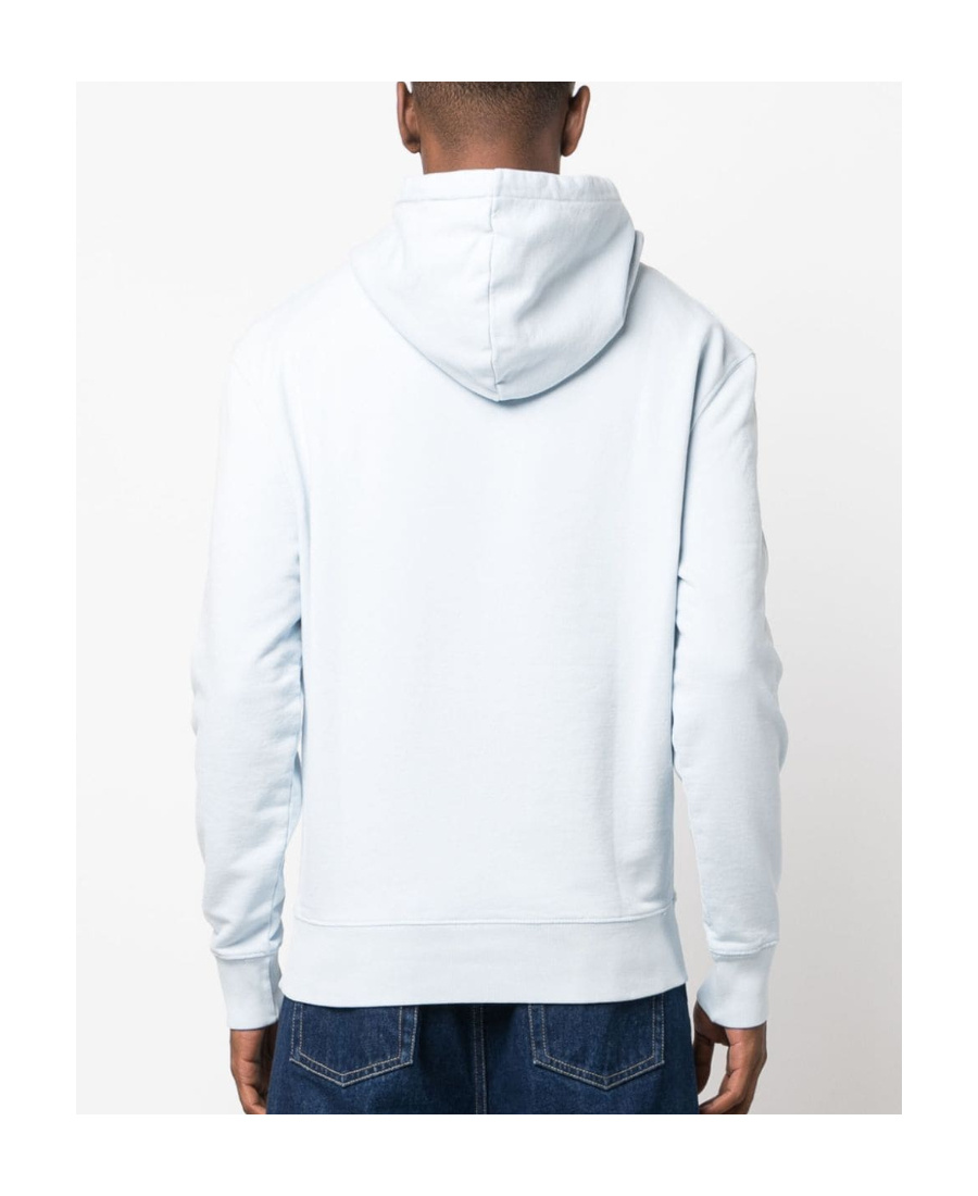 MAISON KITSUNÉ MAISON KITSUNÉ FOX EMBROIDERED DRAWSTRING HOODIE