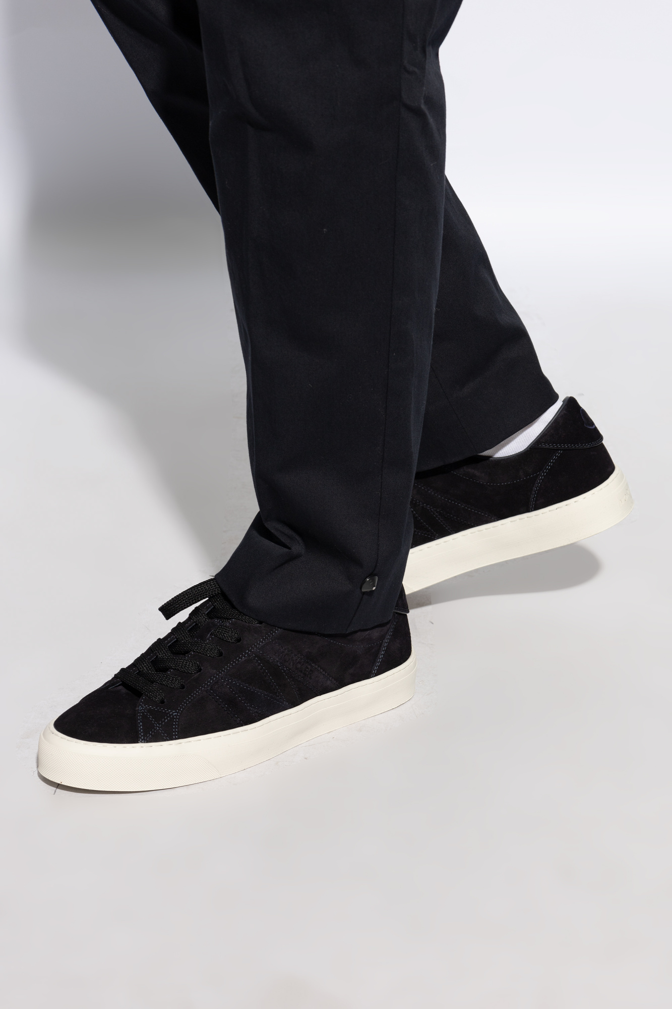 Moncler Monaco M Sneakers In Blue