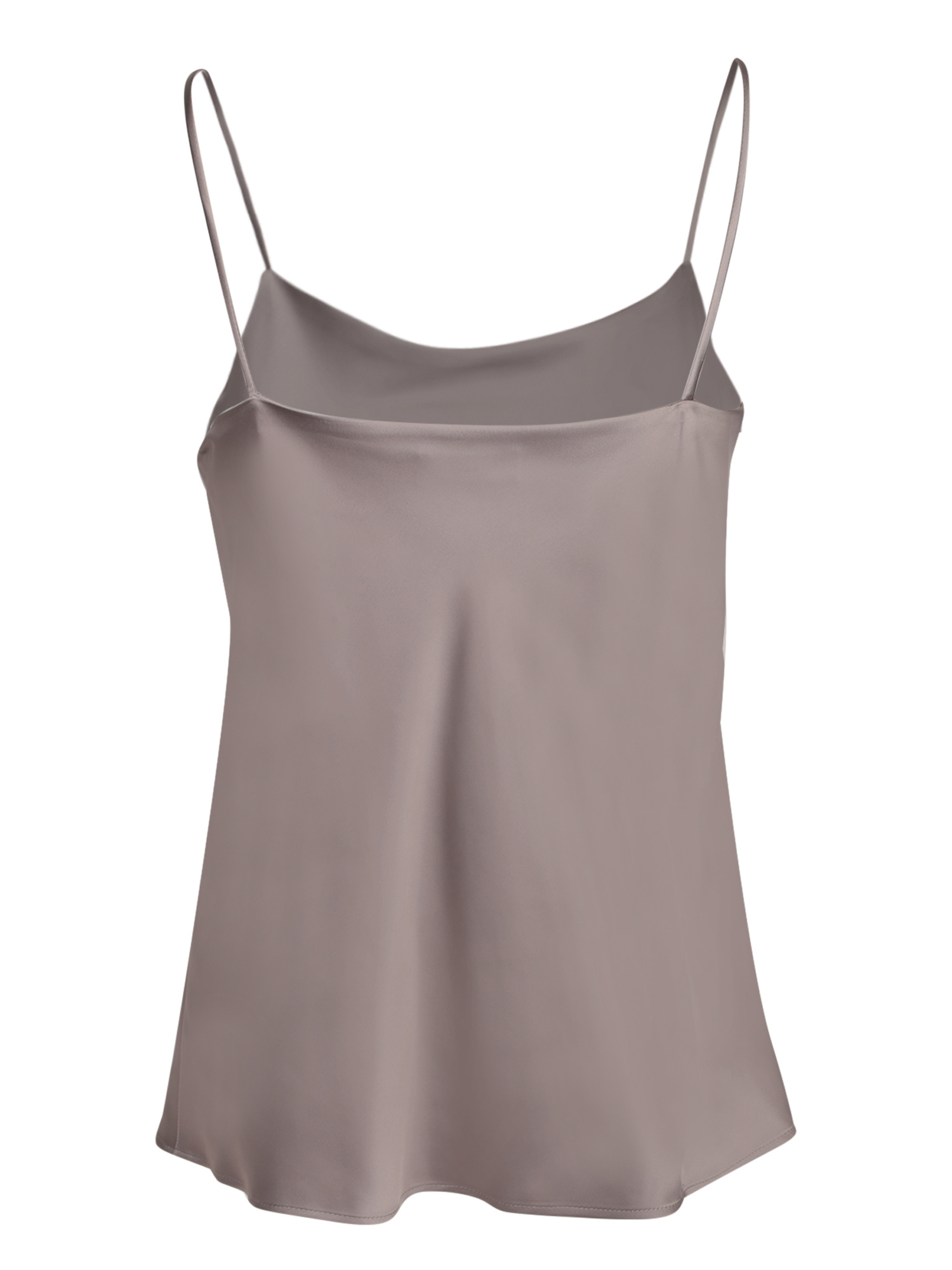 Herno Beige Top With Spaghetti Straps In Satin Woman