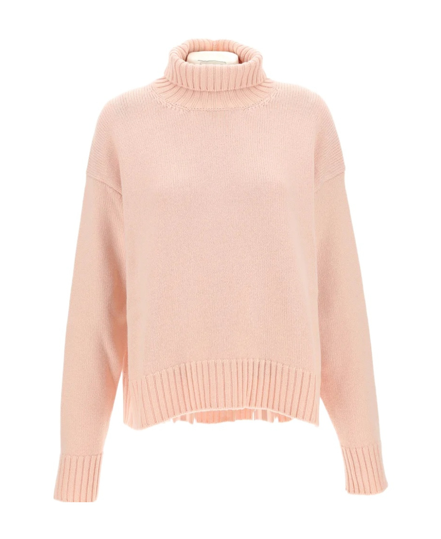 Jil Sander Roll-neck Jumper In Pink