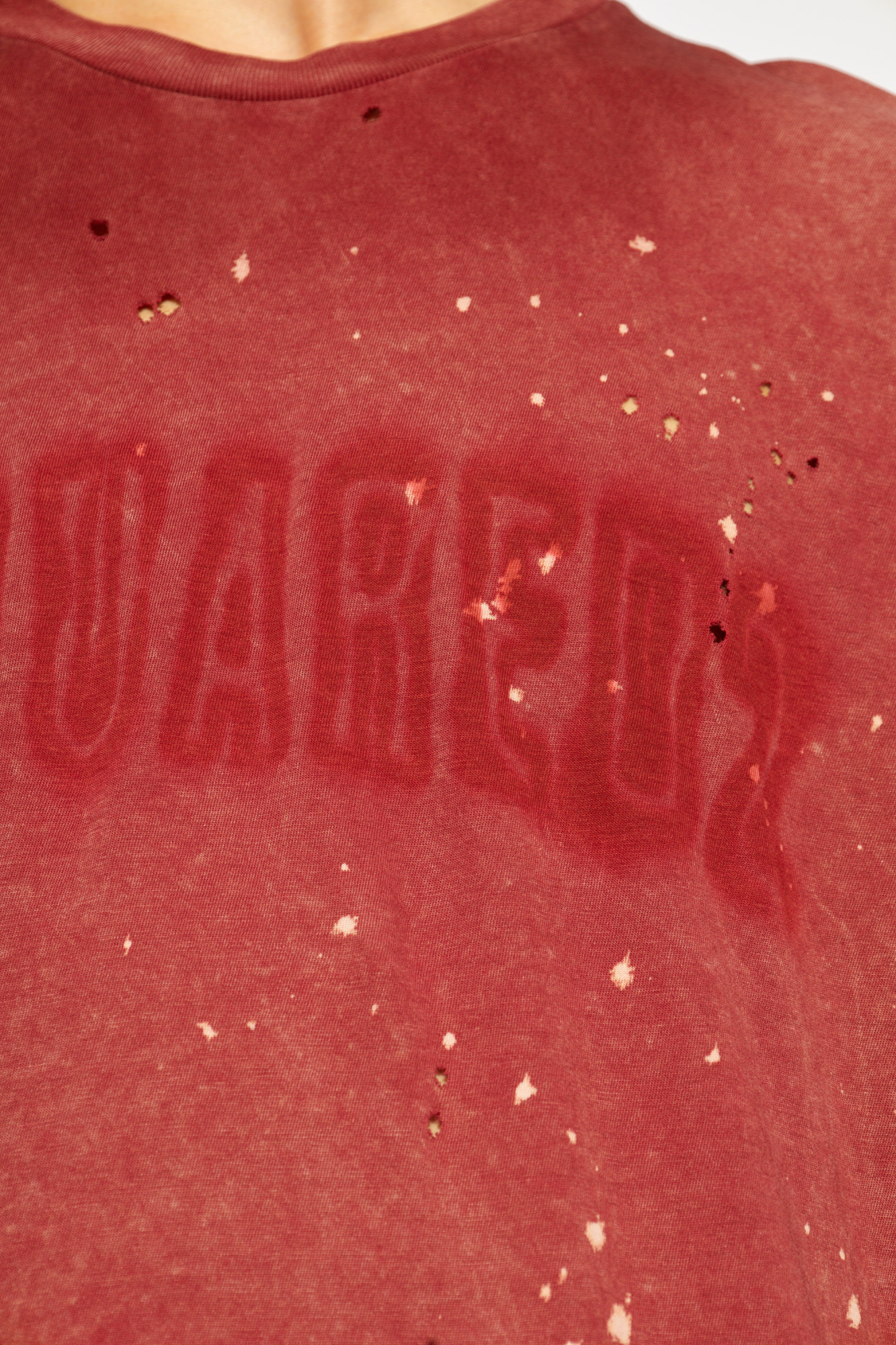 Dsquared2 Loose Fit T-shirt In Red