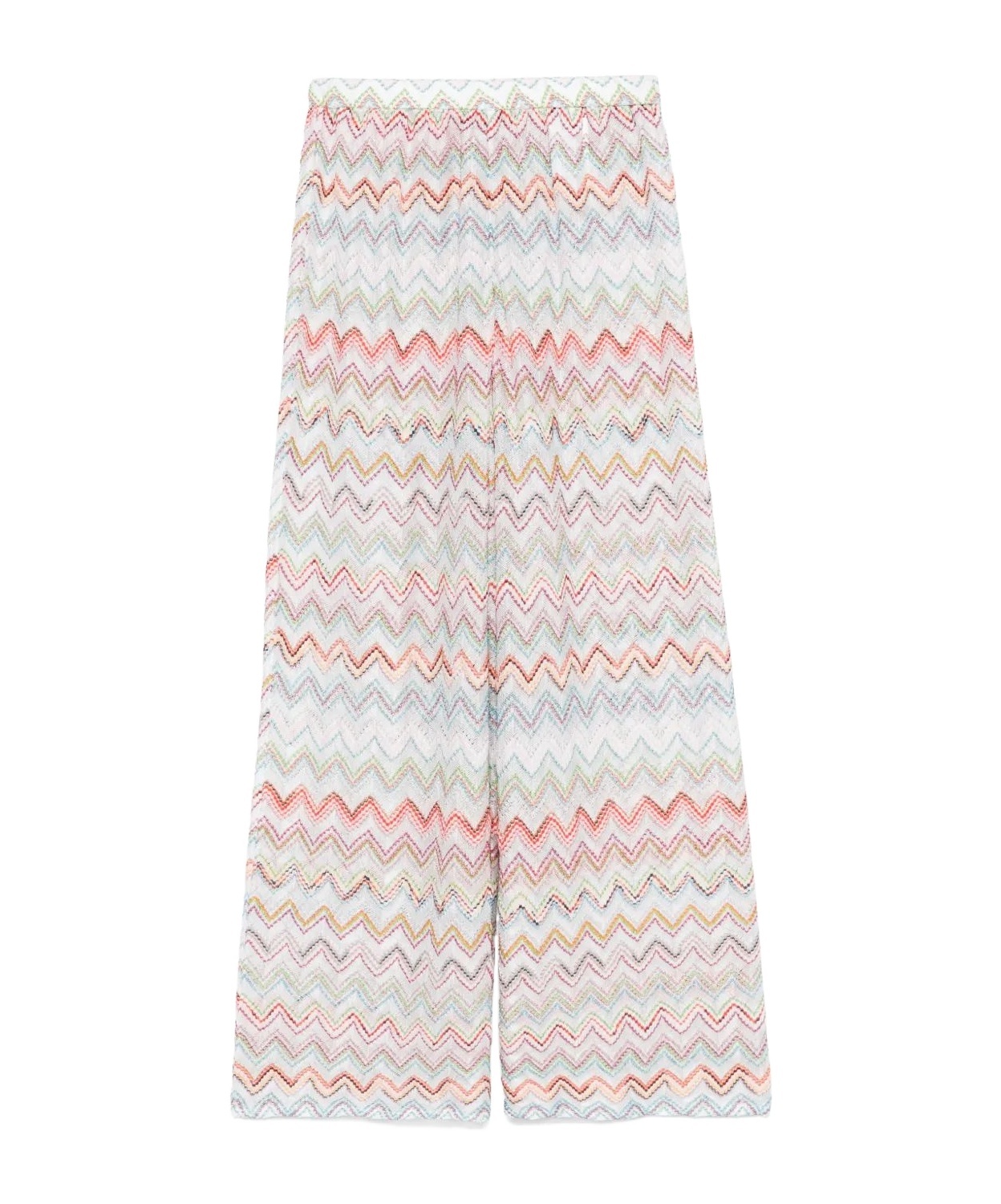 Missoni Zigzag-pattern Trousers In White
