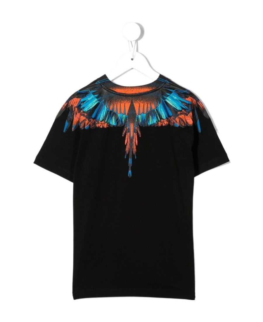 Marcelo Burlon County Of Milan Graphic-print Cotton T-shirt In Black