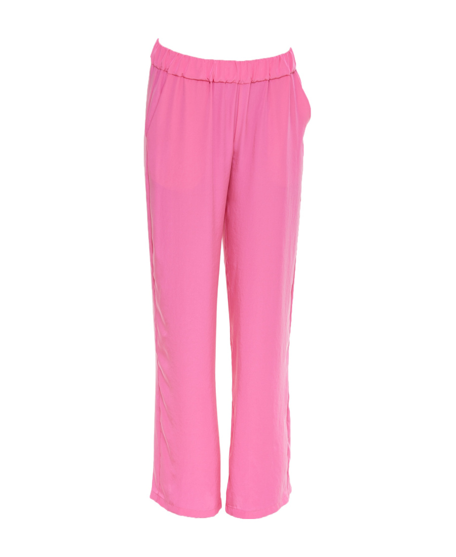 P.a.r.o.s.h High-rise Wide-leg Trousers In Pink