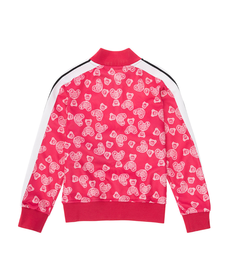 Palm Angels Aop Bears Paisley Track Jkt In Pink