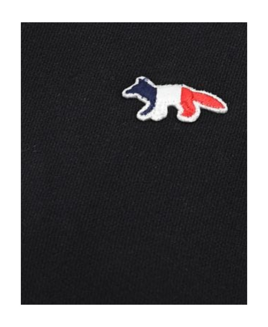 MAISON KITSUNÉ FOX EMBROIDERY ZIP-UP HOODIE