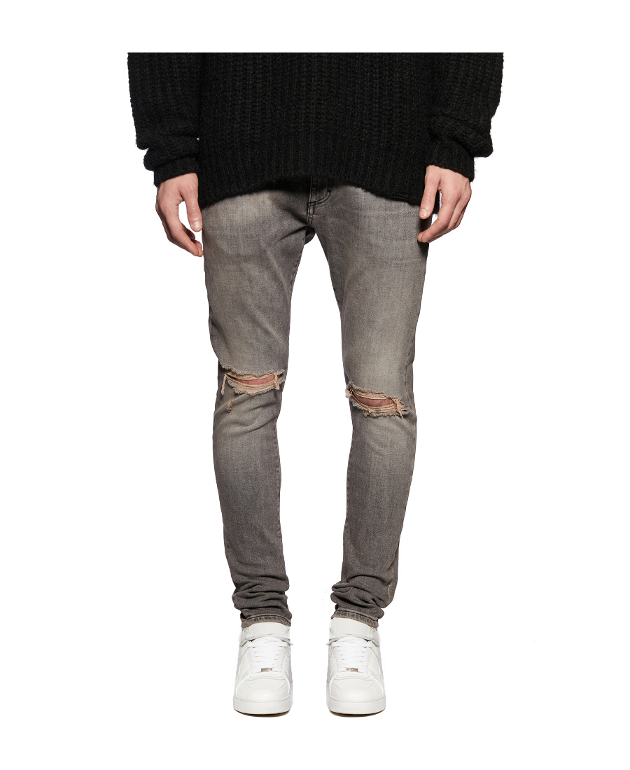 Represent Ripped Jeans In Gray