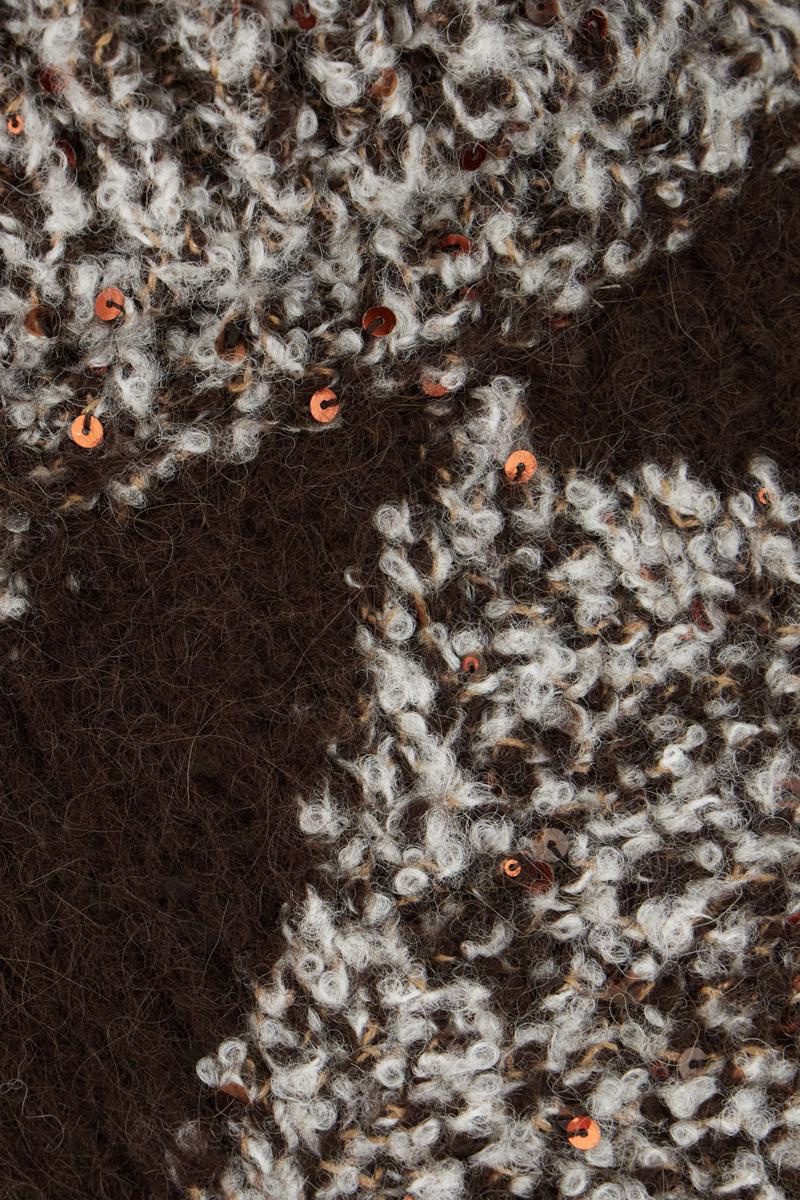 Panicale Short-sleeved Turtleneck Sweater In Multi