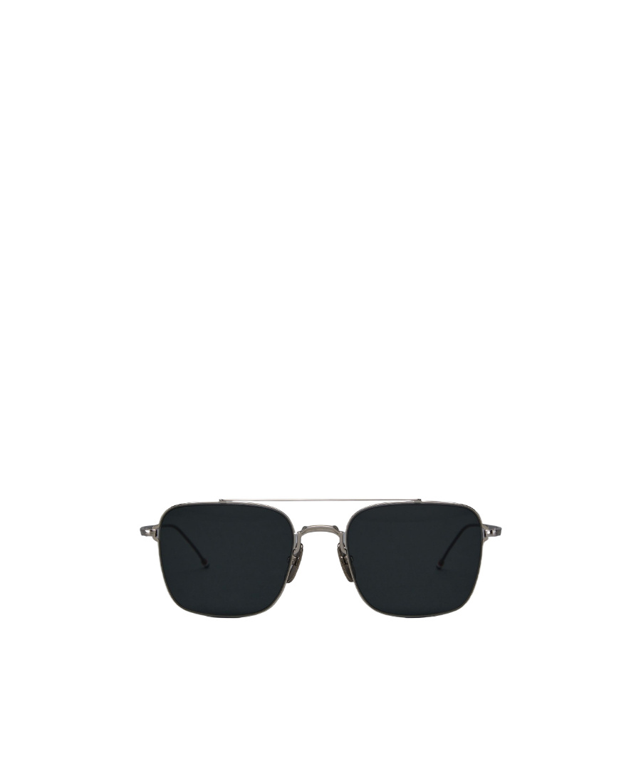 Thom Browne Raised-bridge Square-frame Sunglasses In Brown
