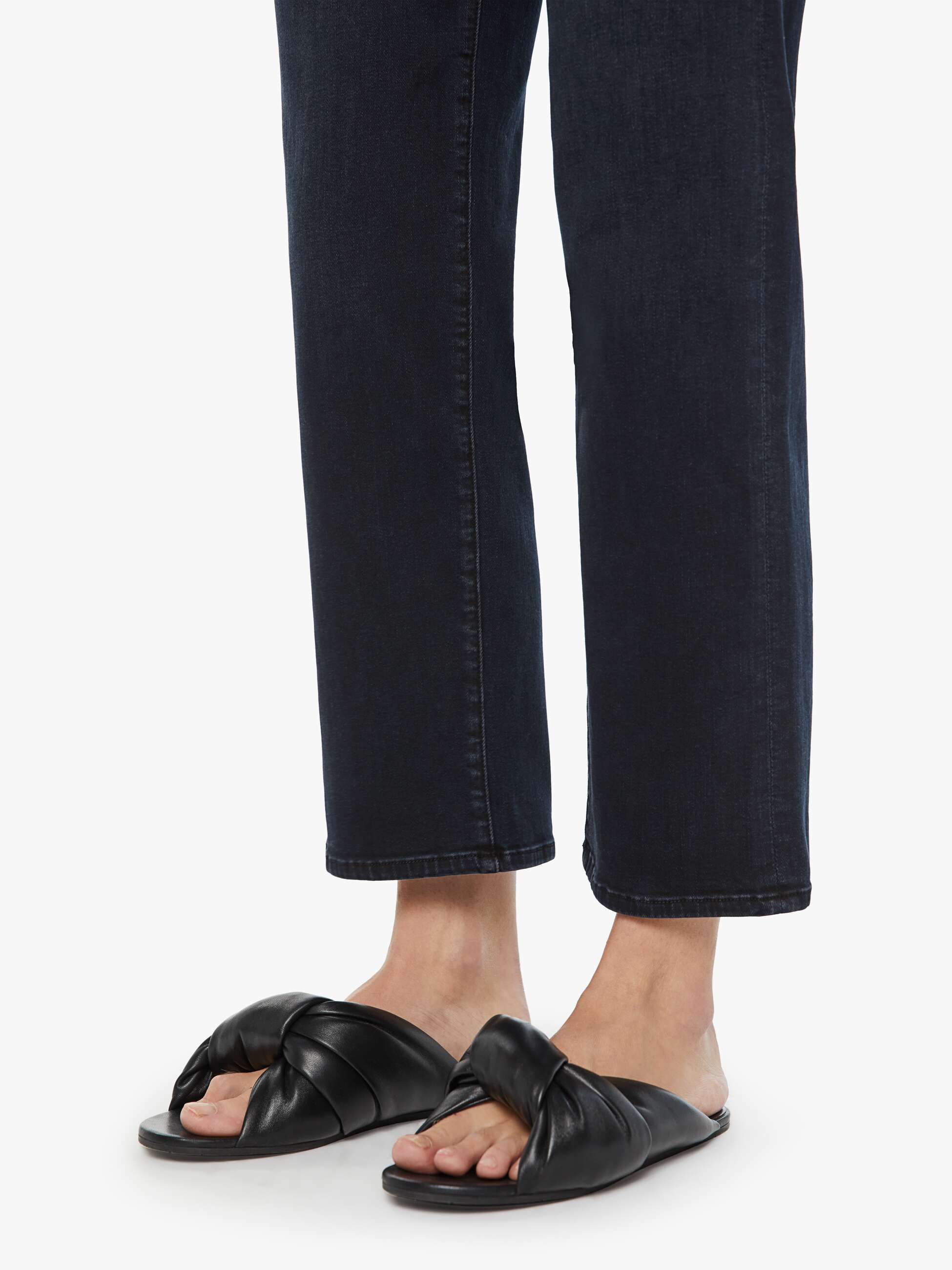 Mother Belt-loop Jeans In Black