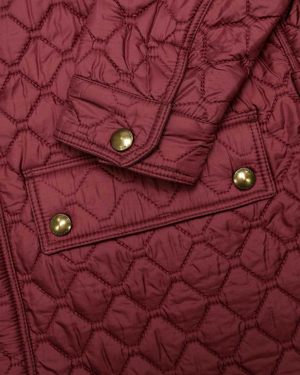 BURBERRY QUILTED DETAILS CASUAL JACKET