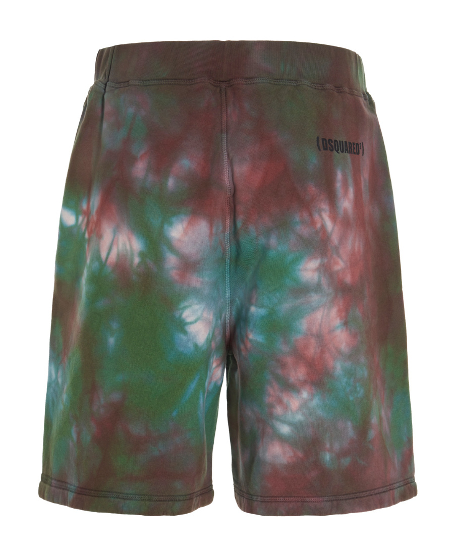 Dsquared2 Tie Dye-print Cotton Track Shorts