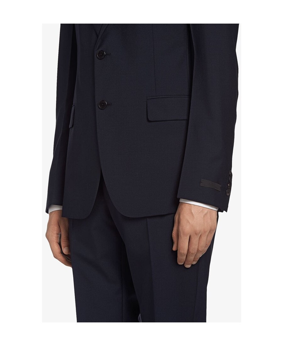 Prada Blue Wool Suit In Blue