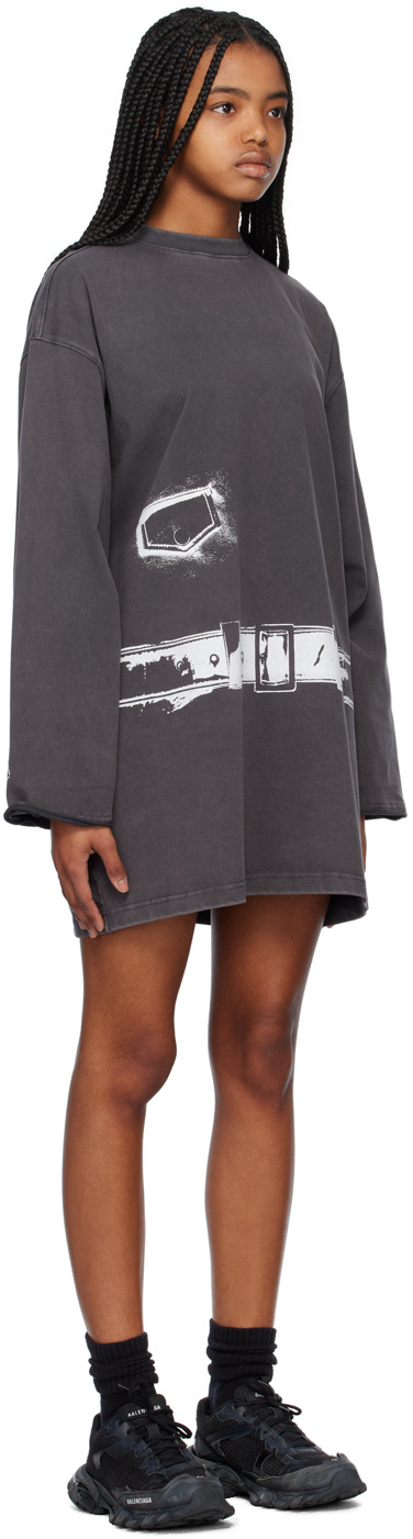We11 Done Trompe L'oeil Dress In Black