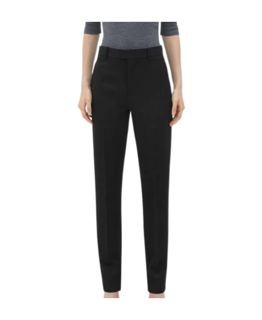 Bottega Veneta Sartorial Wool Dress Trousers In Black