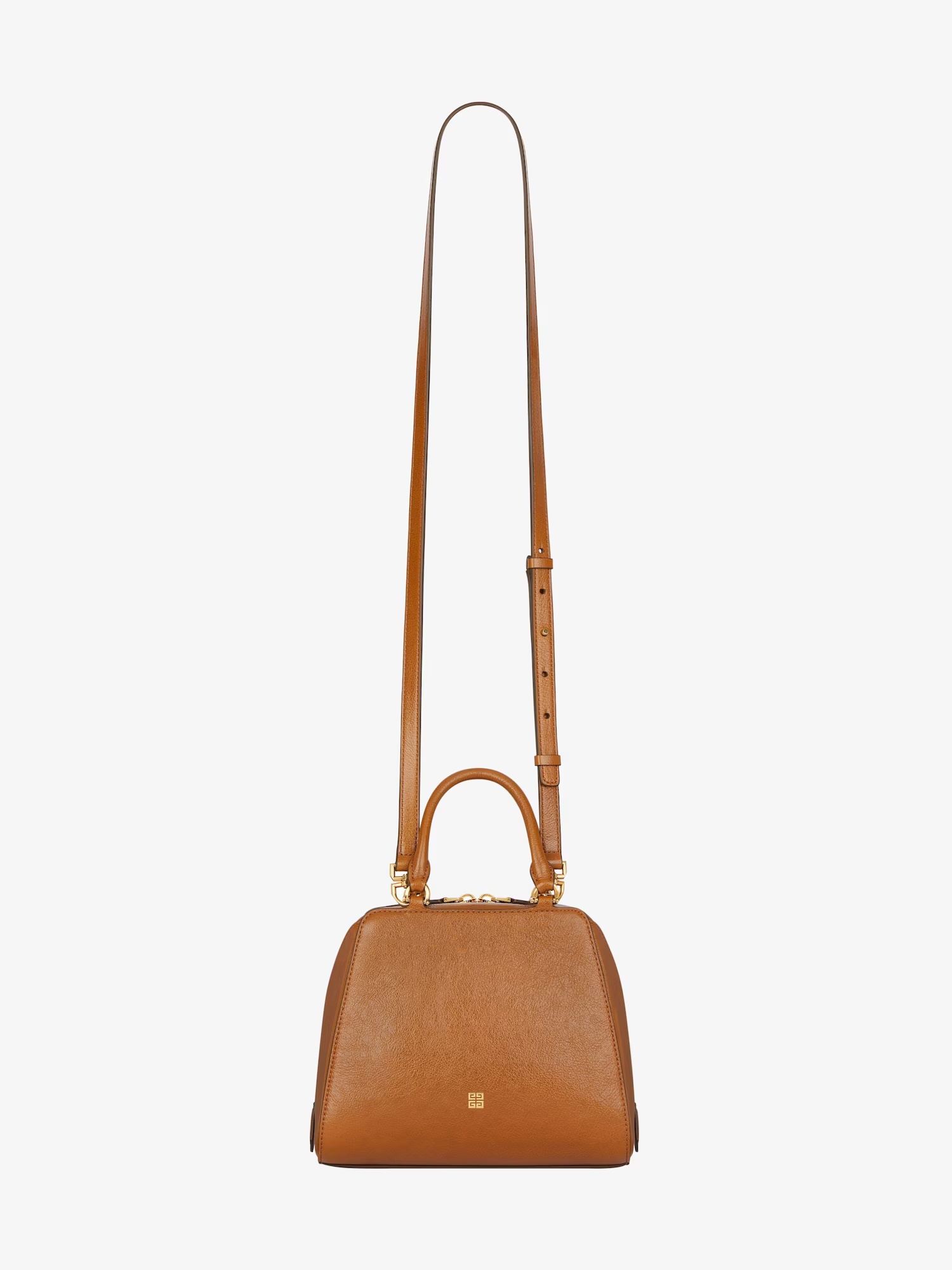 Givenchy Antigona Cube Mini Leather Handbag In Brown