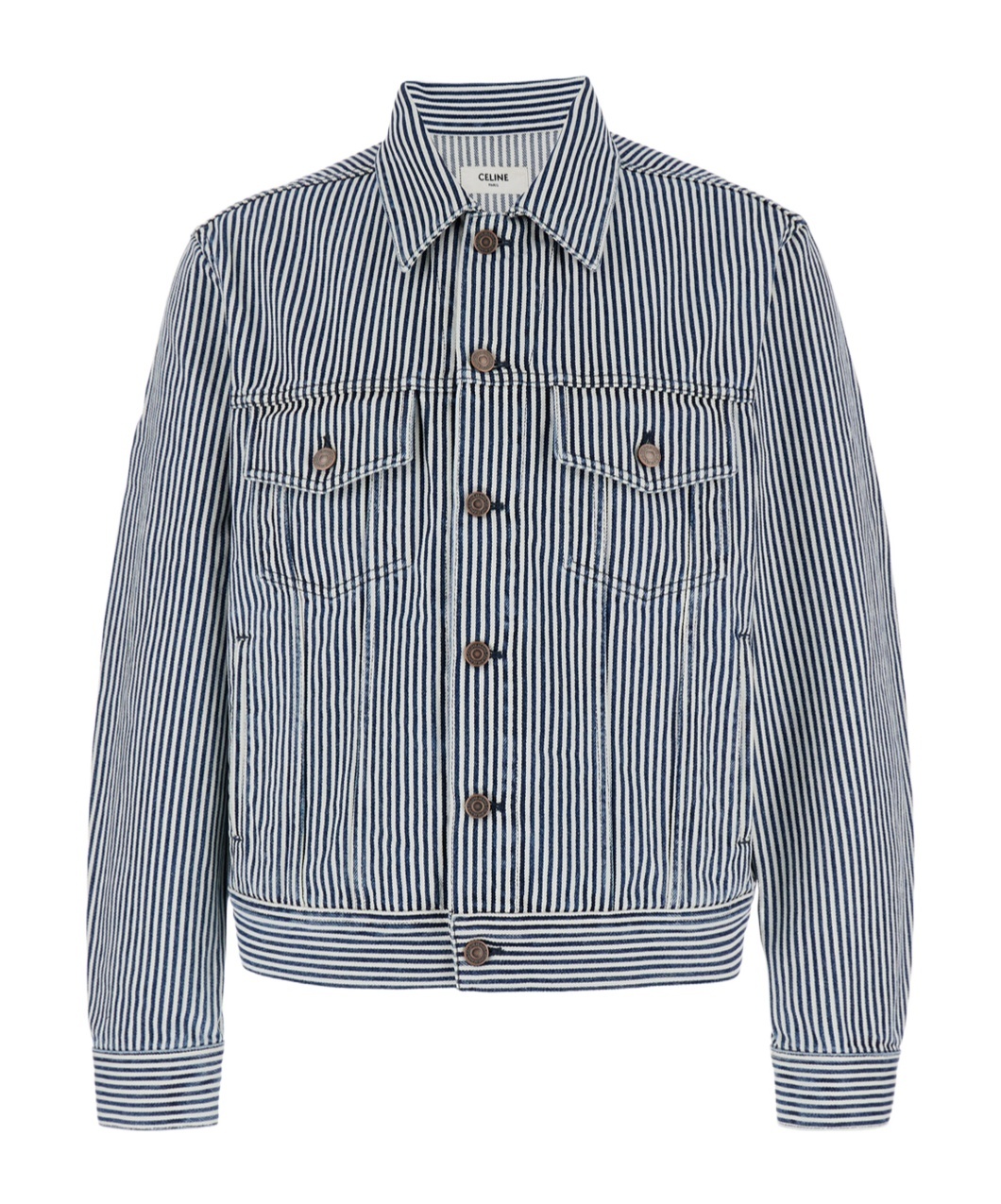 Celine Long-sleeved Casual Jacket In Multicolor