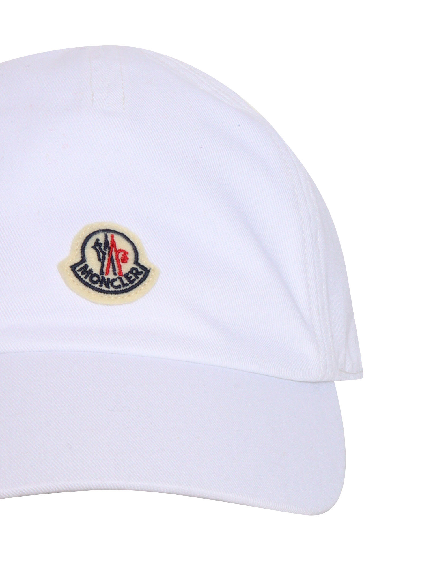 Moncler Logo-patch Cap In White